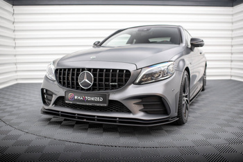Street Pro Front Splitter Mercedes-AMG C43 Coupe / Cabrio C205 Facelift / A205 Facelift
