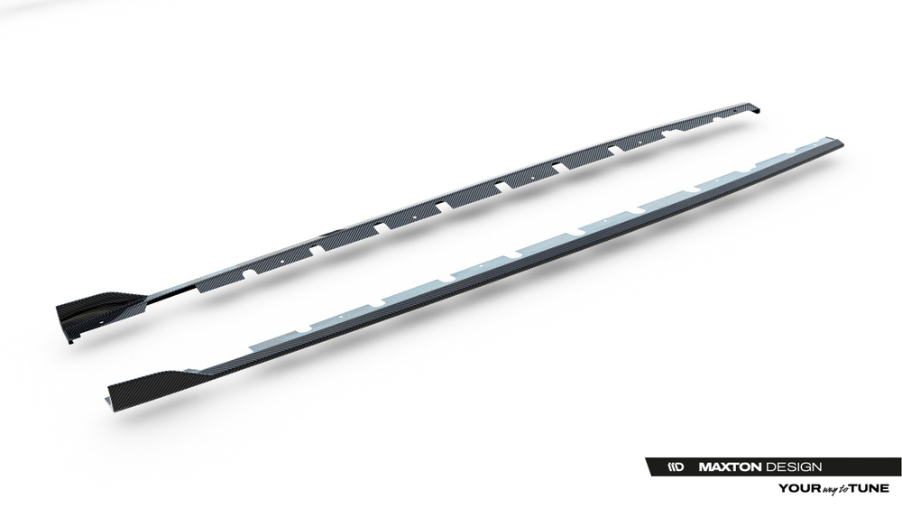 Prepreg Carbon Fiber Side Skirts V.1 Audi RS3 Sedan / Sportback 8Y / 8Y Facelift