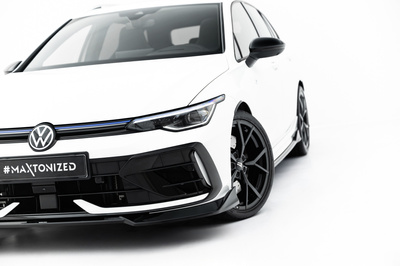 Front Splitter V.4 Volkswagen Golf R Variant Mk8 Facelift