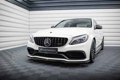 Front Splitter V.1 Mercedes-AMG C63 Sedan / Estate W205 / S205
