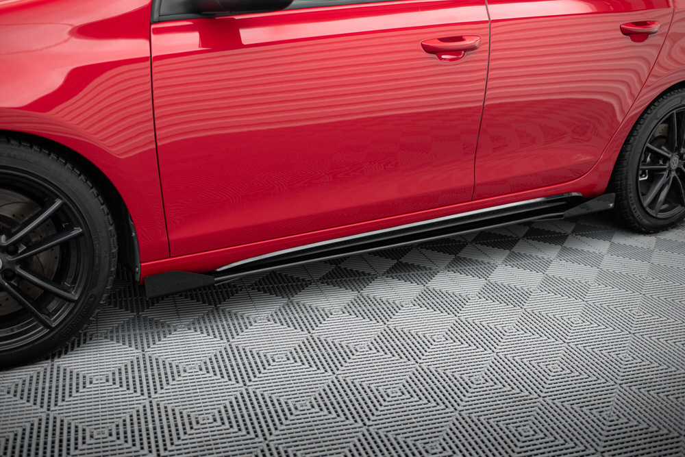 Street Pro Side Skirts Diffusers + Flaps Volkswagen Golf GTI Mk6