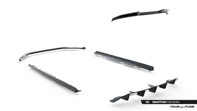 Set of Splitters V.1 Ford Fiesta ST Mk8 Facelift