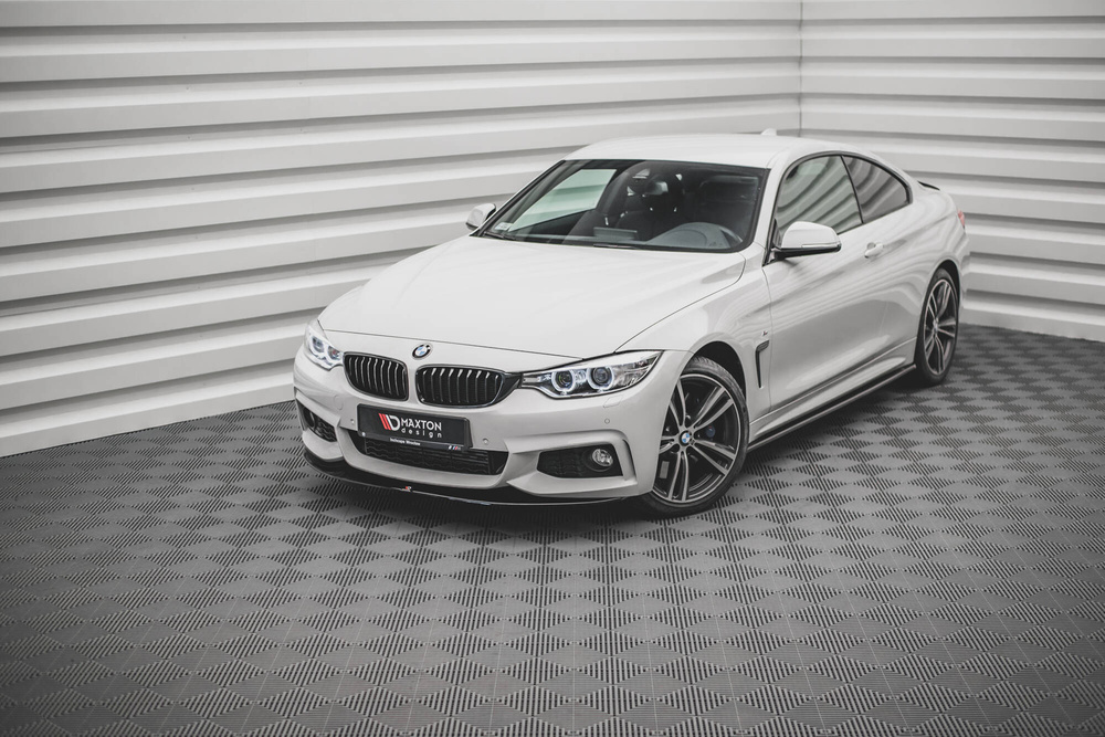 Front Splitter V.2 BMW 4 Coupe / Gran Coupe / Cabrio M-Pack F32 / F36 / F33