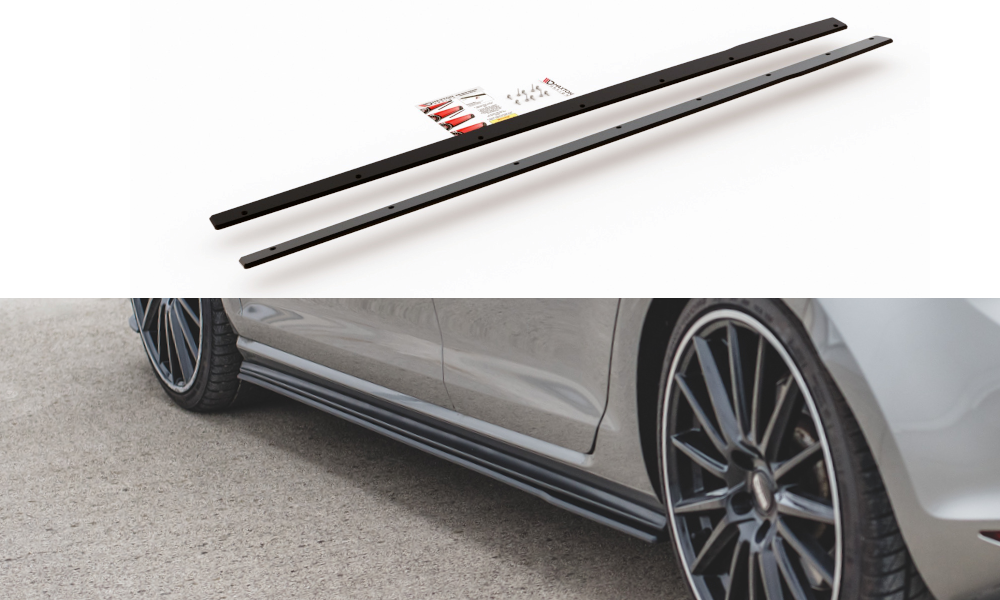 Street Pro Side Skirts Diffusers VW Golf 7 GTI