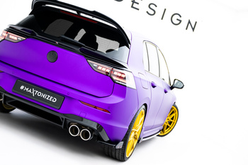 Rear Side Splitters V.2 + Flaps Volkswagen Golf R Mk8 Facelift
