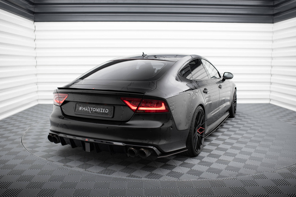 Street Pro Rear Side Splitters Audi A7 S-Line C7