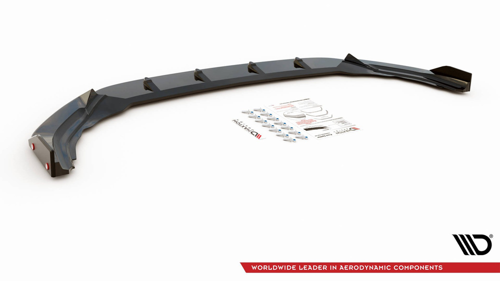 Front Splitter V.2 + Flaps Volkswagen Golf R Hatchback / Variant Mk8