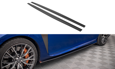 Street Pro Side Skirts Diffusers Lexus GS F Mk4 Facelift