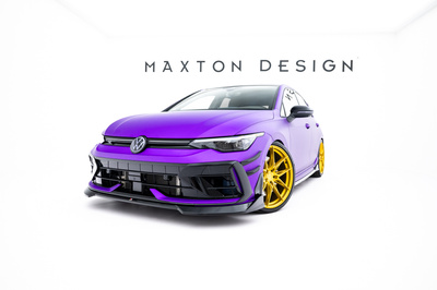 Set of Splitters V.6 Volkswagen Golf R Mk8 Facelift