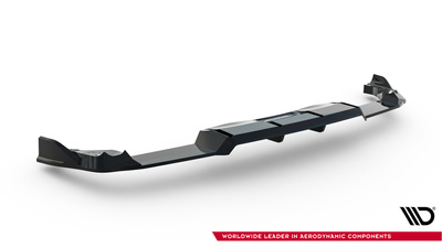 Rear Splitter (with vertical bars) V.1 Volkswagen Golf R Hatchback Mk8 / Mk8 Facelift
