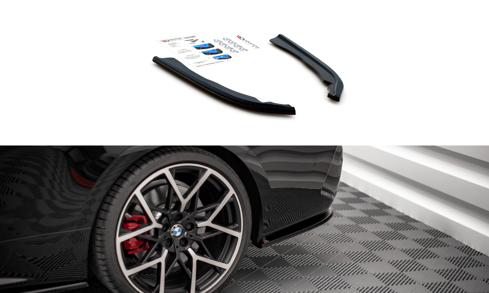 Rear Side Splitters V.1 BMW 4 M-Pack G22 / G23 / G22 Facelift / G23 Facelift