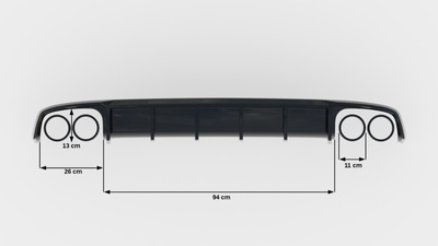 Rear Valance Audi S7 C7