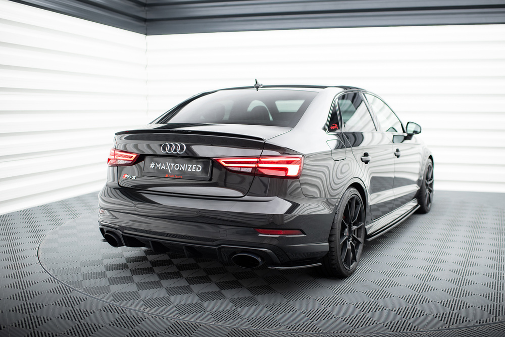 Rear Side Splitters Audi RS3 8V FL Sedan