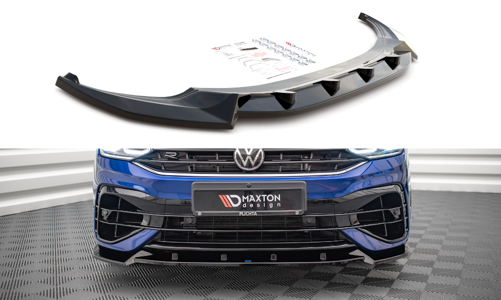 Front Splitter V.2 Volkswagen Tiguan R / R-Line Mk2 Facelift