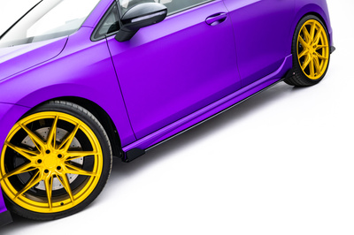 Street Pro Side Skirts Diffusers + Flaps Volkswagen Golf R Hatchback Mk8 / Mk8 Facelift