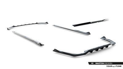 Set of Splitters Mercedes-Benz E AMG-Line Sedan W214