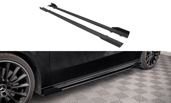 Street Pro Side Skirts Diffusers + Flaps Mercedes A35 AMG / AMG-Line Aero Pack W177