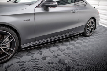 Street Pro Side Skirts Diffusers Mercedes-AMG C43 Coupe / Cabrio C205  Facelift / A205 Facelift