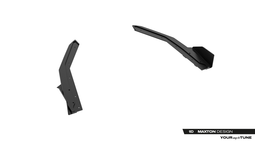 Street Pro Rear Side Splitters + Flaps Lexus IS 500 Mk3 Facelift 2 (XE30)