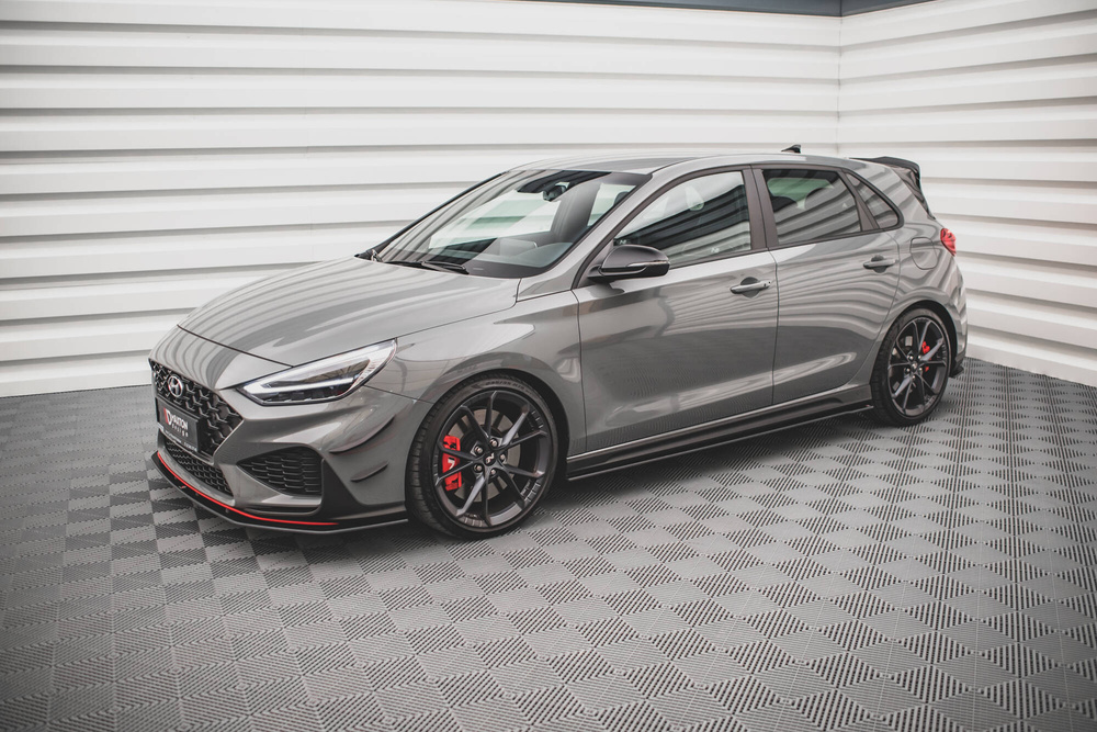 Street Pro Side Skirts Diffusers V.2 Hyundai I30 N / N-Line Hatchback / Fastback Mk3 / Mk3 Facelift