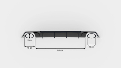 Rear Valance V.2 Seat Leon Cupra ST Mk3 FL