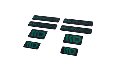 Black and Green 3D Sticker Set Maxton Design