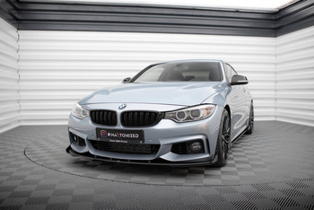 Street Pro Front Splitter + Flaps BMW 4 Coupe / Gran Coupe / Cabrio M-Pack F32 / F36 / F33