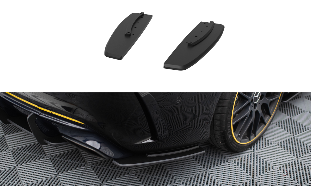 Street Pro Rear Side Splitters Mercedes-AMG CLA 45 C117 Facelift