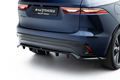 Rear Splitter (with vertical bars) Jaguar F-Pace R-Sport X761 Facelift