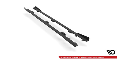 Street Pro Side Skirts Diffusers + Flaps BMW 4 M-Pack / M440i G22 / G23 / G22 Facelift / G23 Facelift