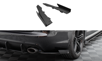 Street Pro Rear Side Splitters + Flaps Audi RS6 Avant C6