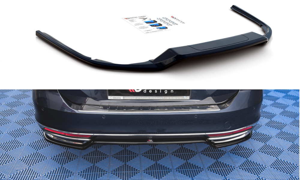 Rear Splitter Volkswagen Passat B8