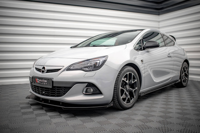 Street Pro Front Splitter V.1 + Flaps Opel Astra GTC OPC-Line J