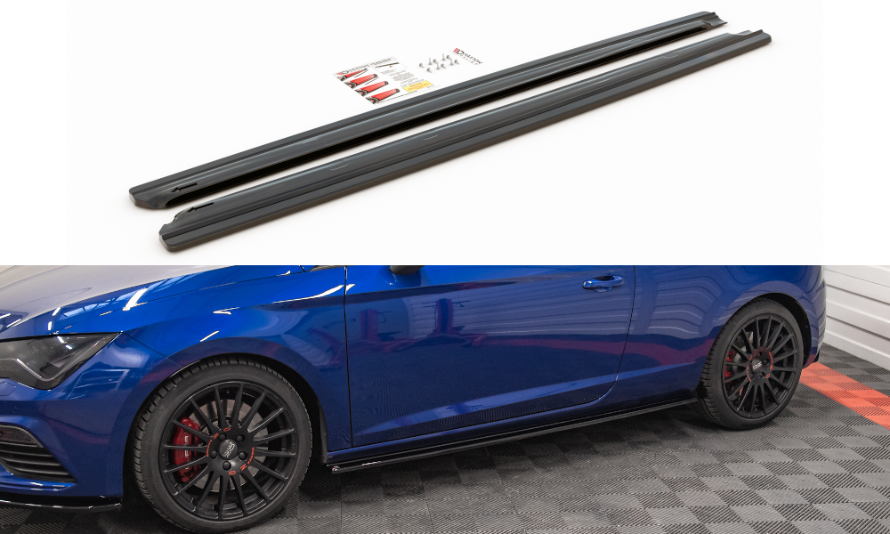 Side Skirts Diffusers Seat Leon Cupra / FR SC Mk3 / Mk3 FL