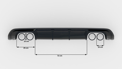 Rear Valance Audi S3 Sportback 8V