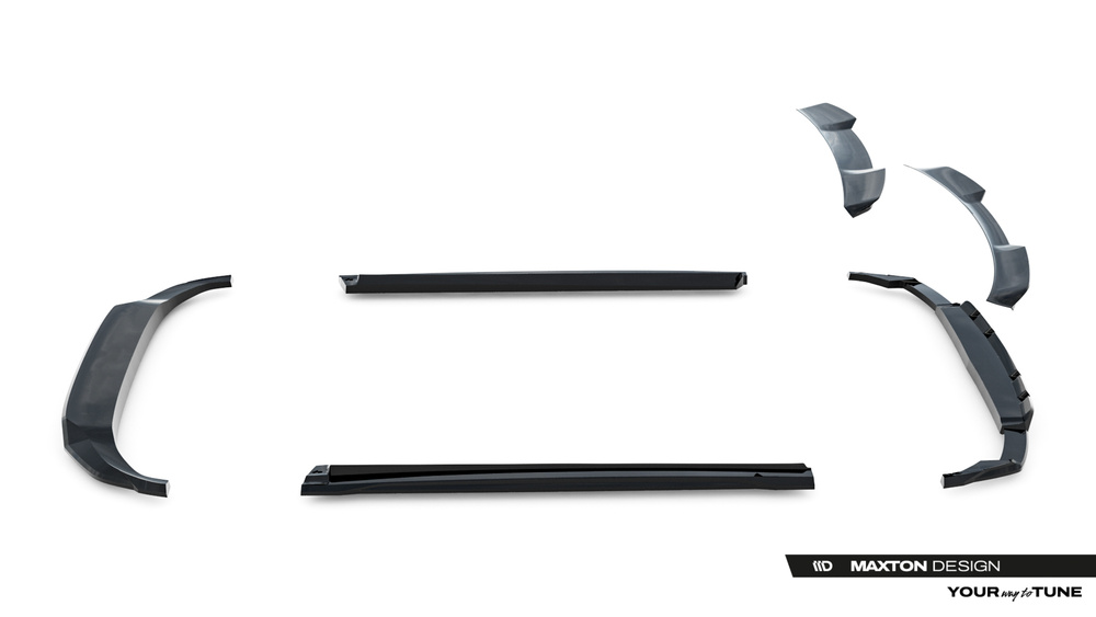 Set of Splitters Audi SQ8 / Q8 S-Line Mk1 Facelift