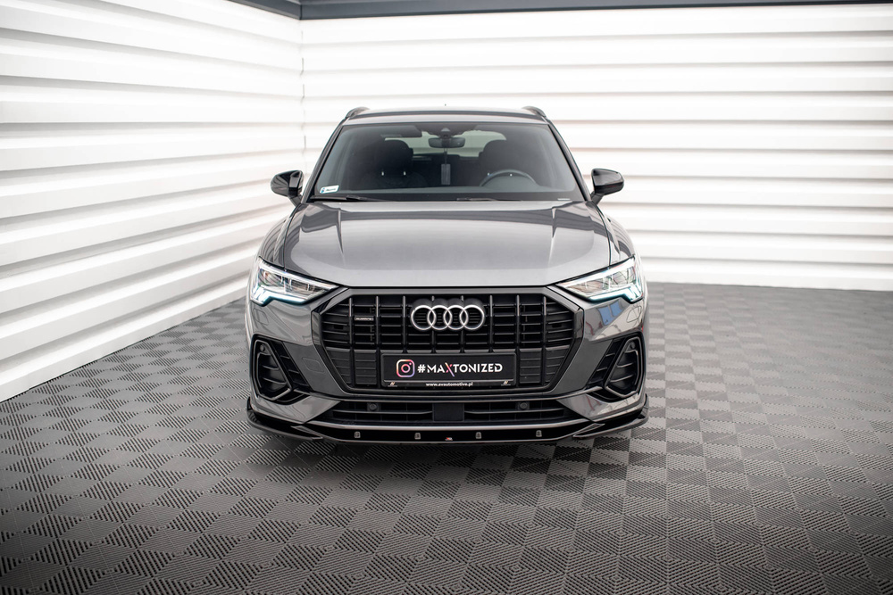 Front Splitter V.1 Audi Q3 S-Line SUV F3