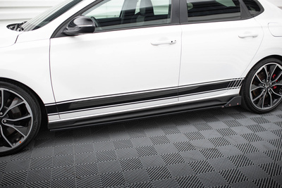 Side Skirts Diffusers V.5 + Flaps Hyundai I30 N / N-Line Hatchback / Fastback Mk3 / Mk3 Facelift