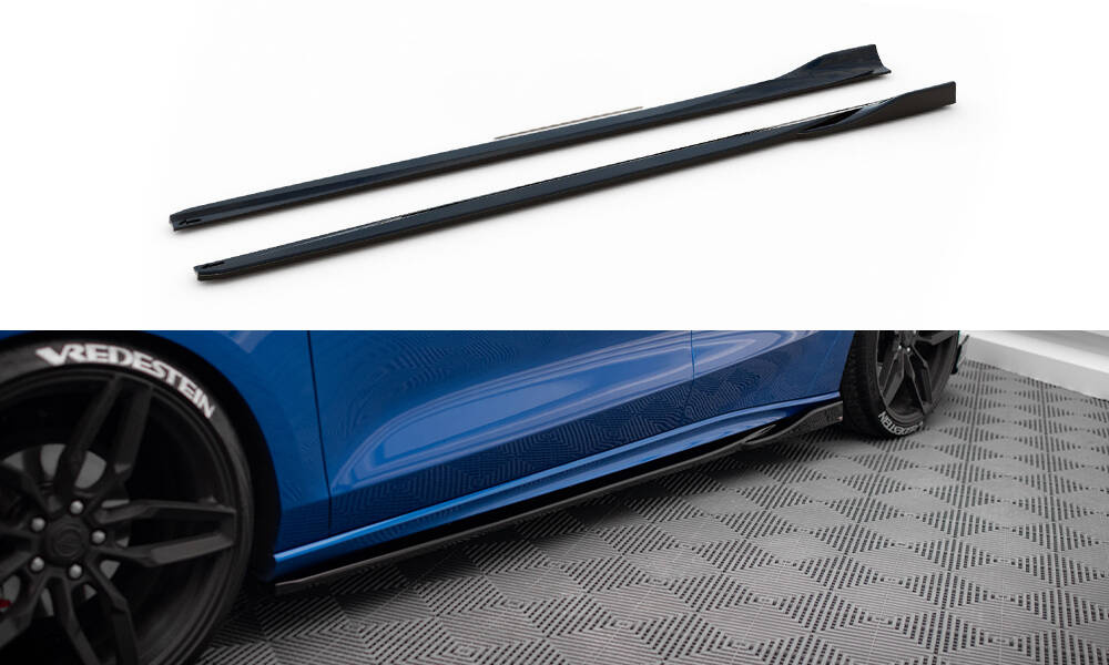 Side Skirts Diffusers V.4 Ford Focus ST / ST-Line Mk4