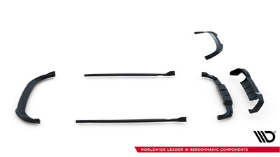 Set of Splitters V.6 Volkswagen Golf R Mk8 Facelift