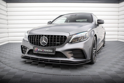 Street Pro Front Splitter Mercedes-AMG C43 Coupe / Cabrio C205  Facelift / A205 Facelift