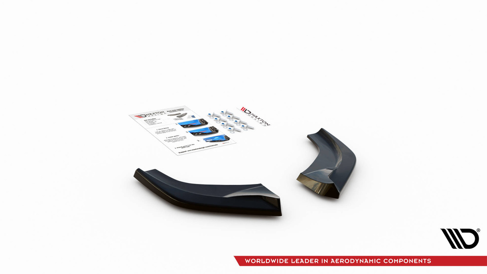 Rear Side Splitters V.2 Hyundai I30 N Hatchback Mk3 Facelift