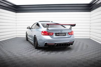 Carbon Spoiler With External Brackets Uprights + LED BMW 4 F32 / 4 F32 M-Pack Coupe