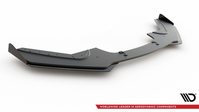 Street Pro Front Splitter V.3 + Flaps for BMW 1 F20 M-Pack Facelift / M140i 