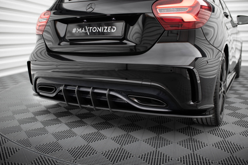 Street Pro Rear Diffuser Mercedes-Benz A AMG-Line W176 Facelift