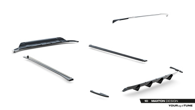 Set of Splitters Volkswagen Touareg R-Line Mk3