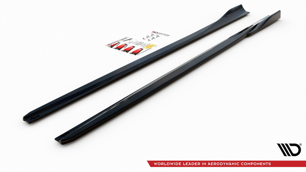 Side Skirts Diffusers V.4 Ford Focus ST / ST-Line Mk4