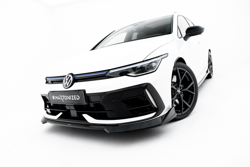 Front Splitter V.4 Volkswagen Golf R Variant Mk8 Facelift