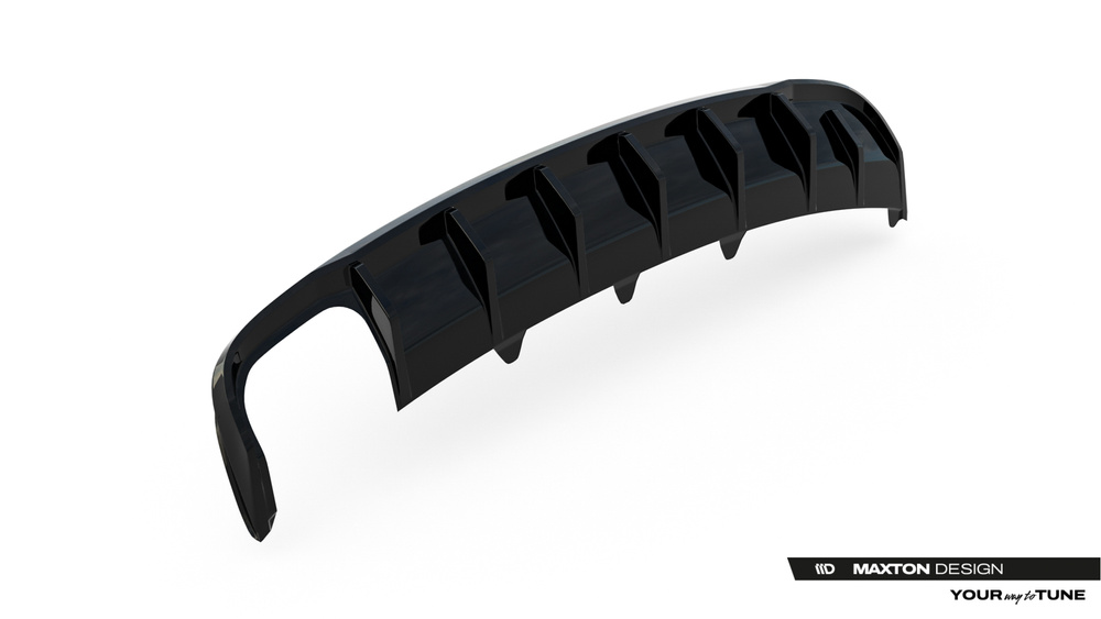 Rear Valance Audi A4 B8 Facelift (Single side dual exhaust version)