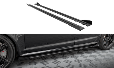 Street Pro Side Skirts Diffusers + Flaps Audi RS6 Avant C6